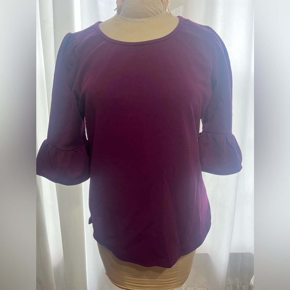 dark purple dress top
